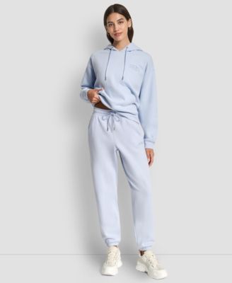 Women's Varsity Embroidered Logo Relaxed Pockets Pull-On Joggers