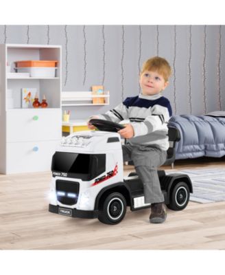 6V Kids Electric Ride-on Truck with Height Adjustable Seat