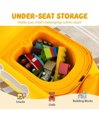 GIVIMO Giant Soccer-Themed Inflatable Water Slide with 735W Blower