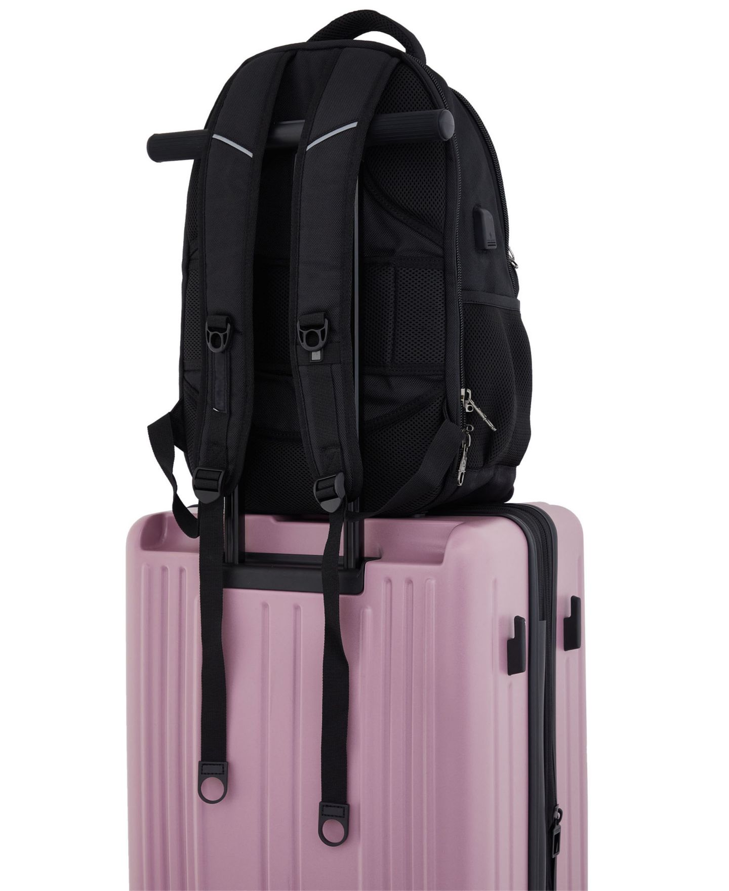 Чемоданы SCOTCH & SODA Eindhoven 3-Pc. Wing-On Rolling Hardside Luggage Set, цвет: Розовый — фото 8