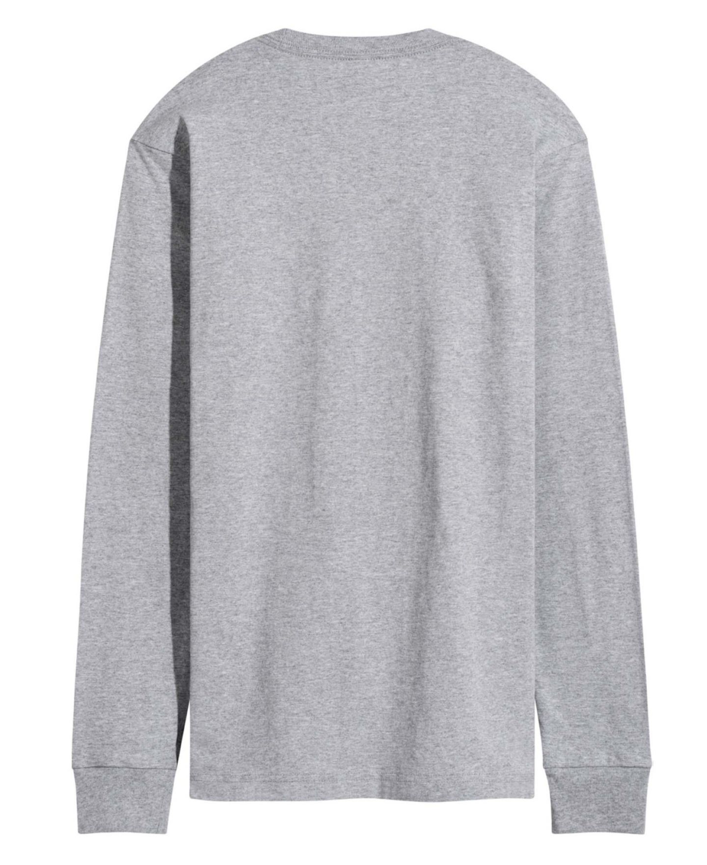 Мужская футболка AIRWAVES Wicked Part 2 Ripped Logo Graphic Printed Long-Sleeve, цвет: Серый — фото 2