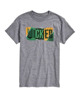 Men's Wicked Part 2 Torn Logo Graphic Printed Short-Sleeve T-Shirt