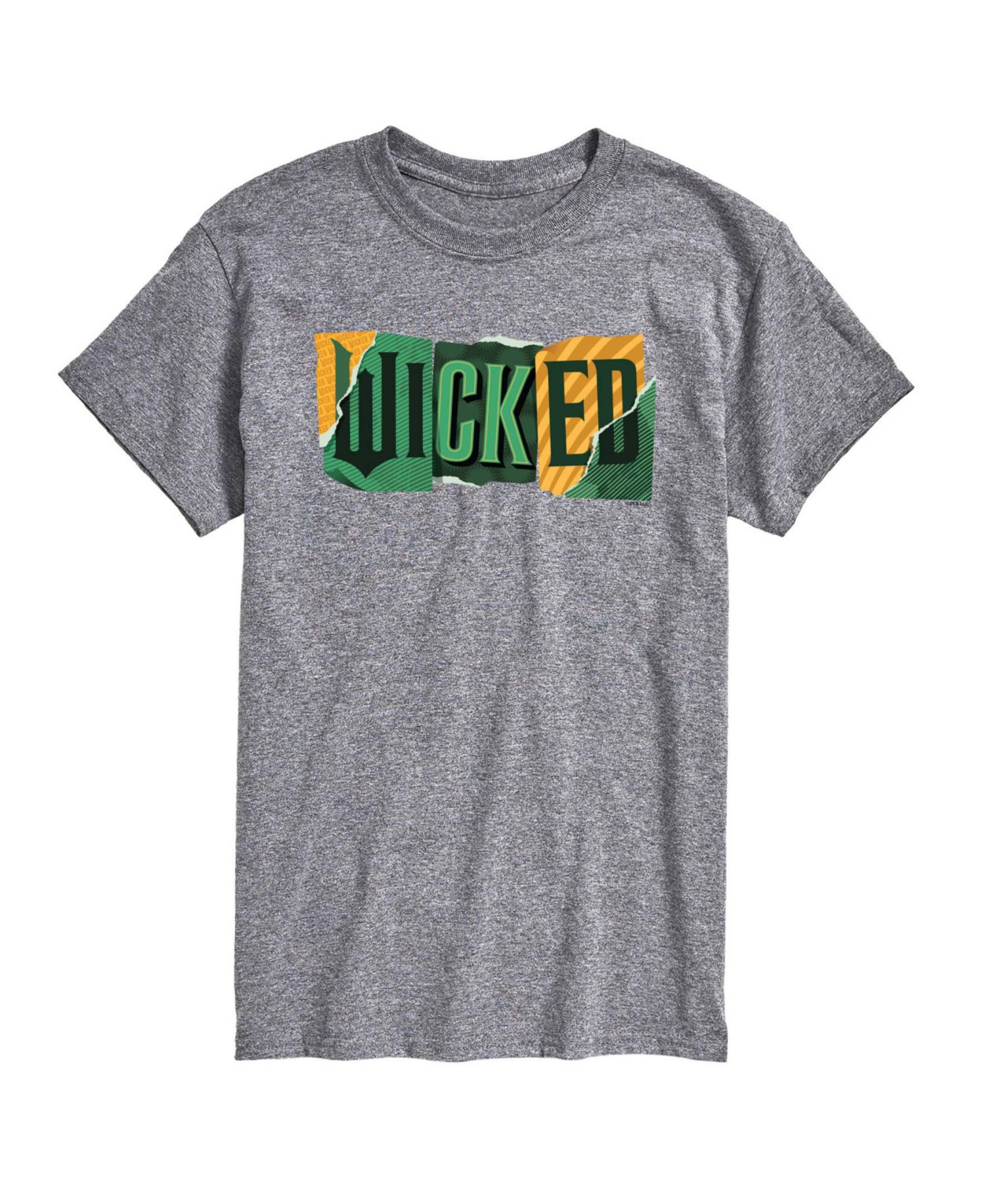 Men's Wicked Part 2 Torn Logo Graphic Printed Short-Sleeve T-Shirt