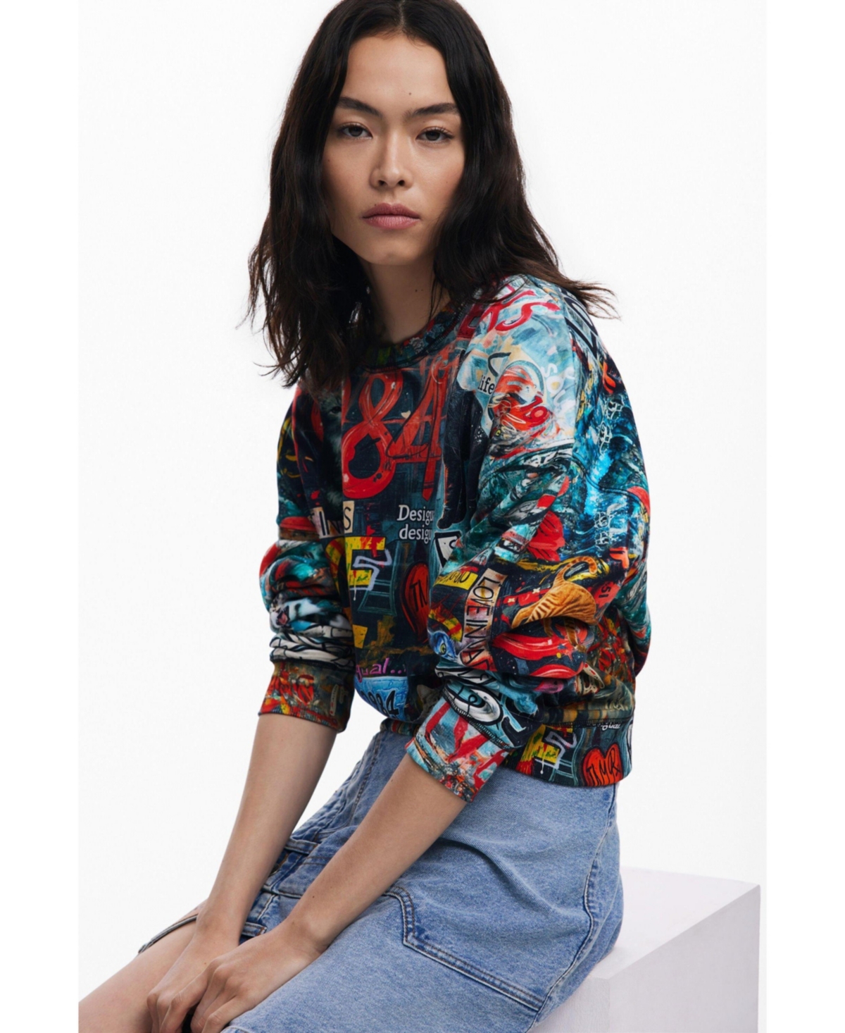 Desigual Women's Graffiti sweatshirt