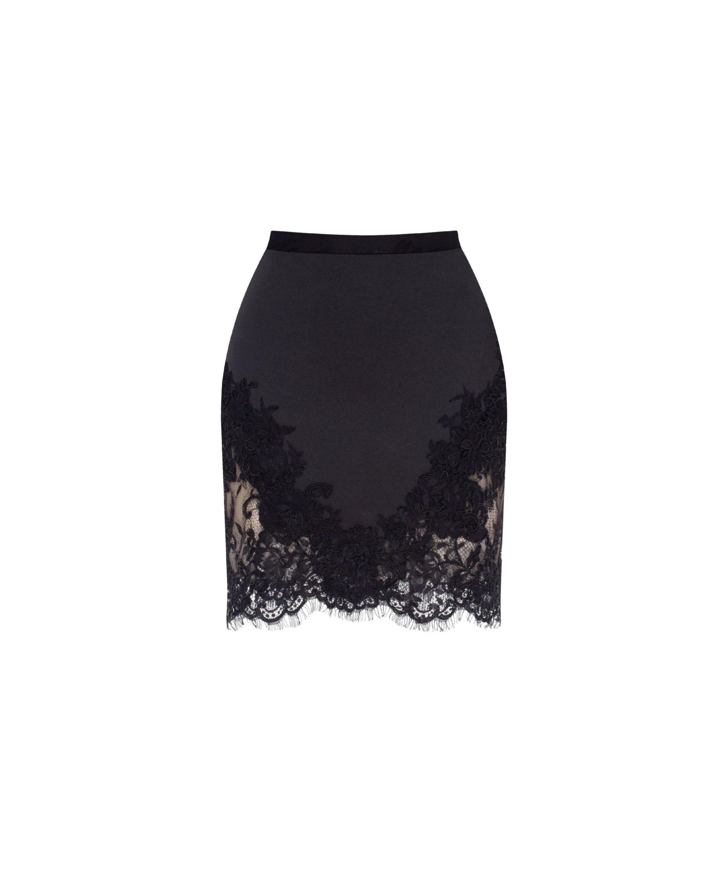 Женская юбка Milla Millla Fitted Obsidian Mini Skirt Adorned With Lace, цвет: Чёрный — фото 5