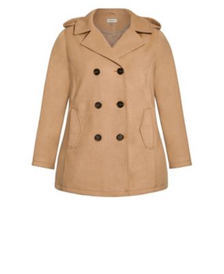Women's Faux Wool Peacoat