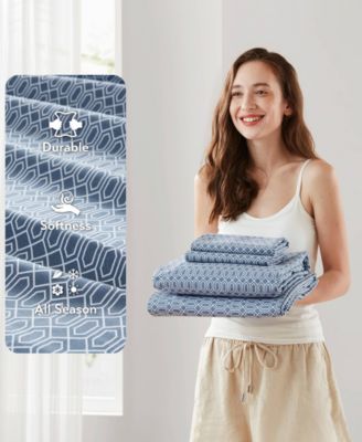 Super 144-Thread Count Cotton 3-Pc. Sheet Set, Twin