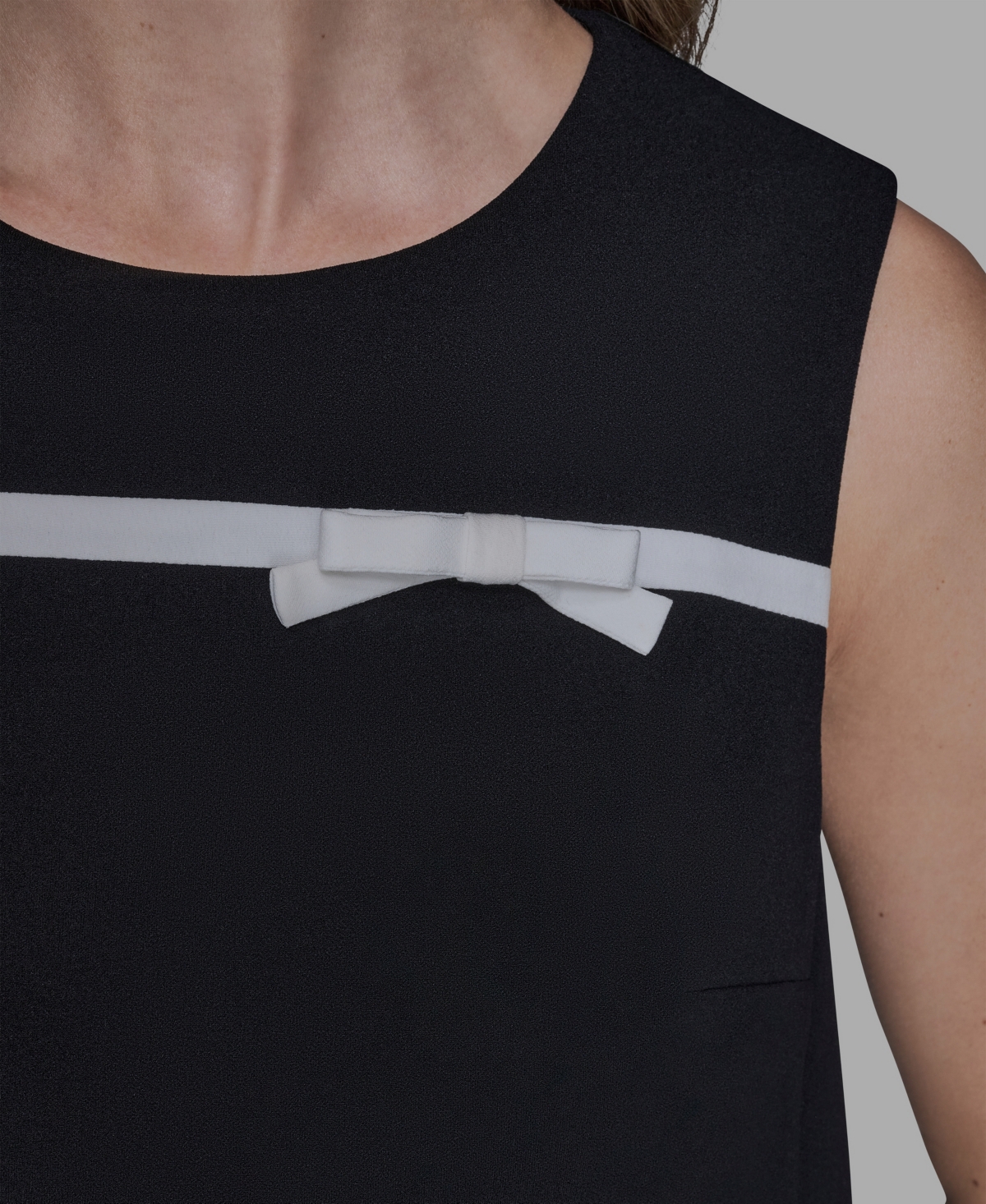 Karl Lagerfeld Paris Women's Crewneck Dress