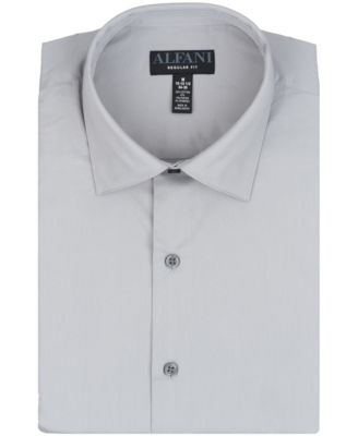 Men's Solid Regular-Fit Dress Shirt, Macy's Exclusive