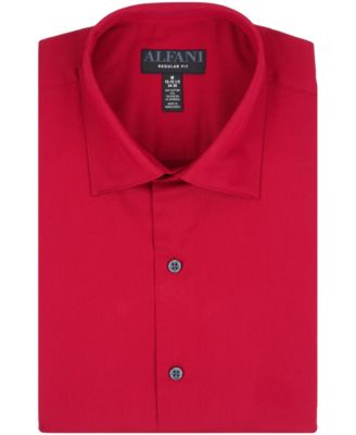 Men's Solid Regular-Fit Dress Shirt