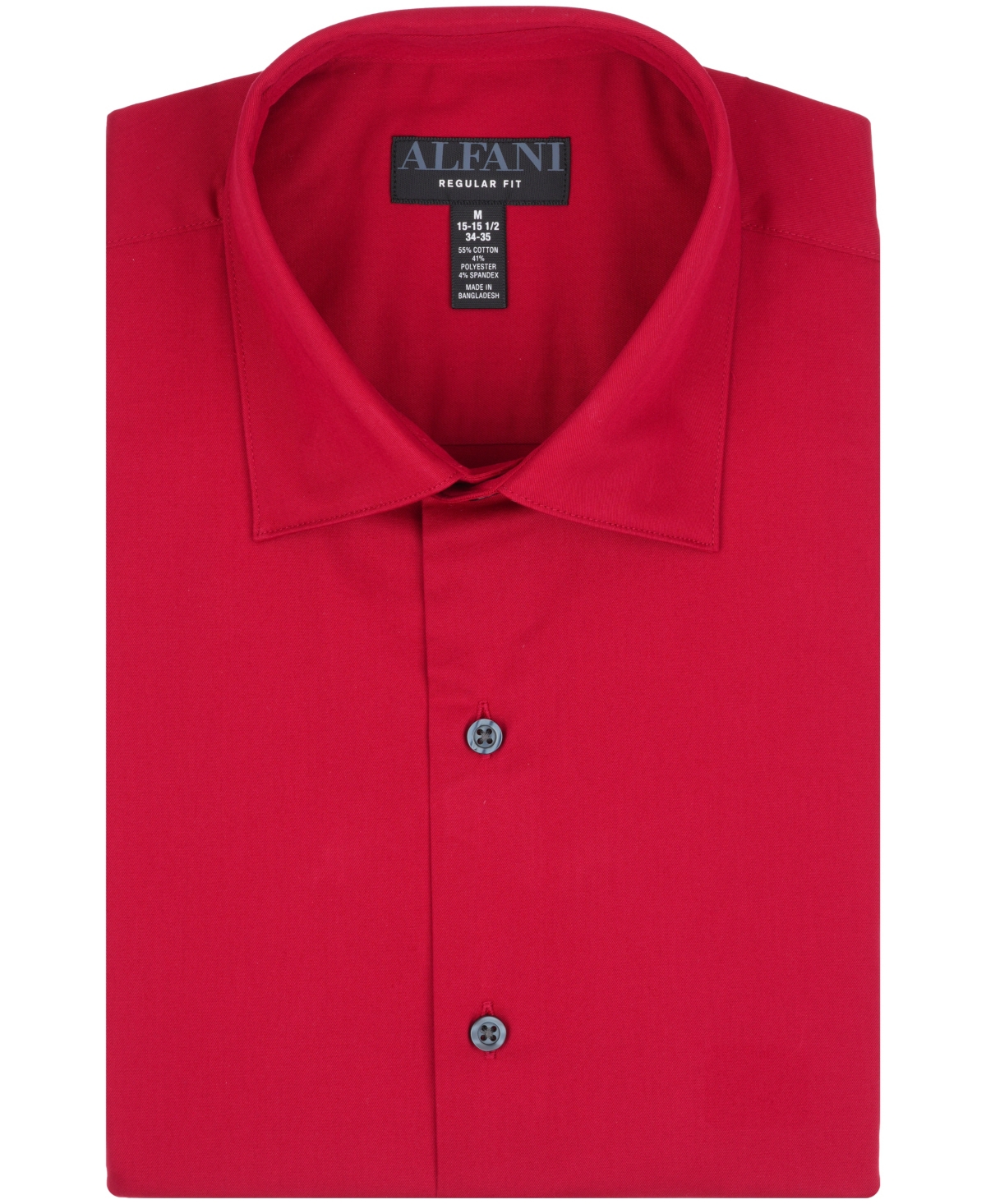 Alfani Men's Solid Regular-Fit Dress Shirt, Macy's Exclusive