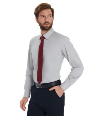 Men's Solid Slim-Fit Dress Shirt, Macy's Exclusive