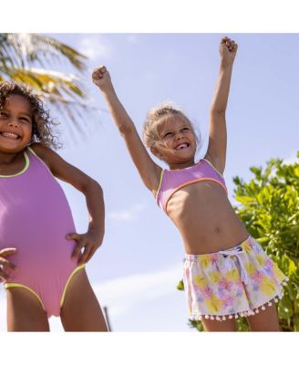 Big Girls Aloha Vacay Recycled Swim Shorts