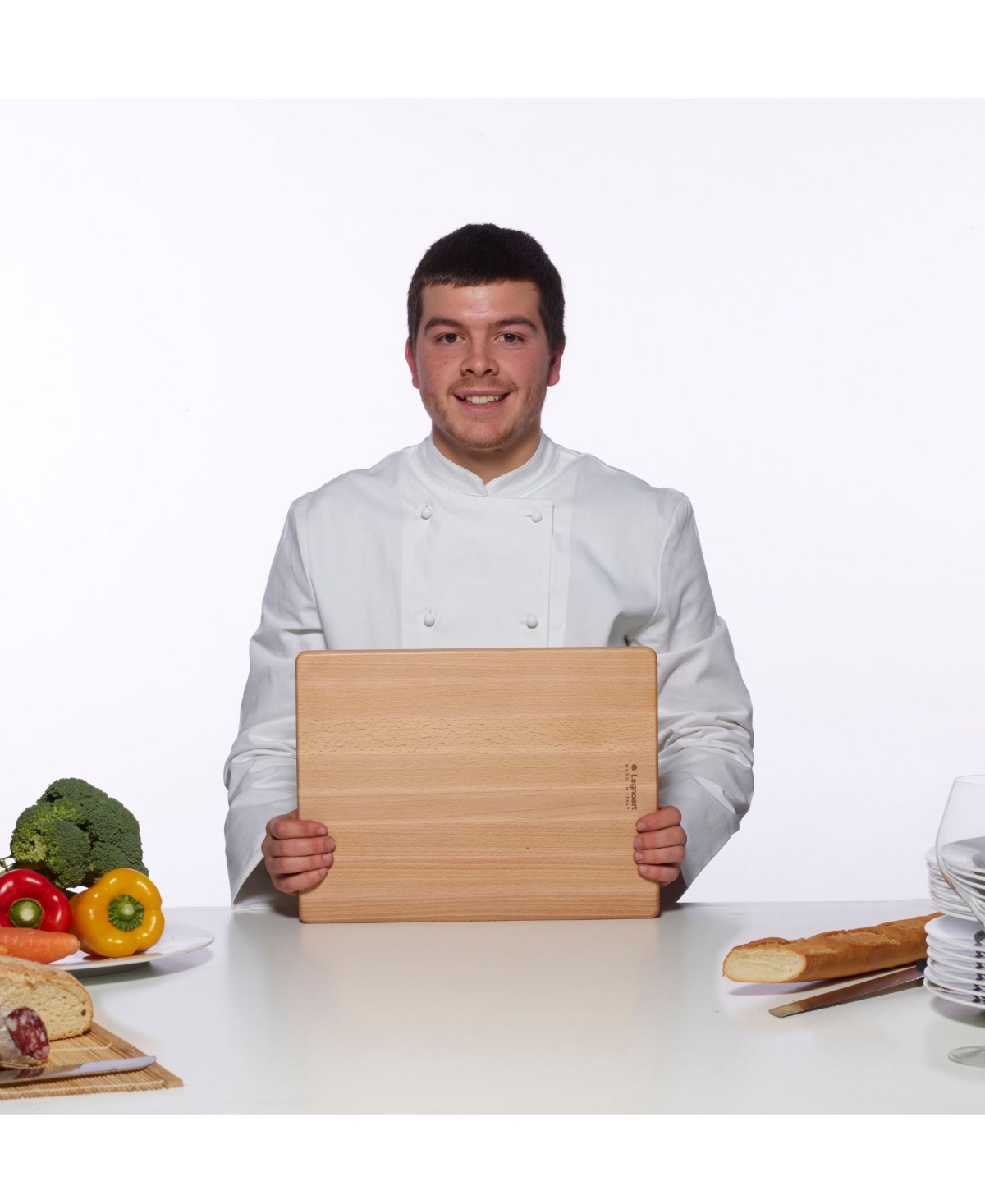 Legnoart Chopping Beech Board, 14.75" X 1.5"