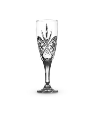 Dublin Crystal Champagne Flutes, Set of 8