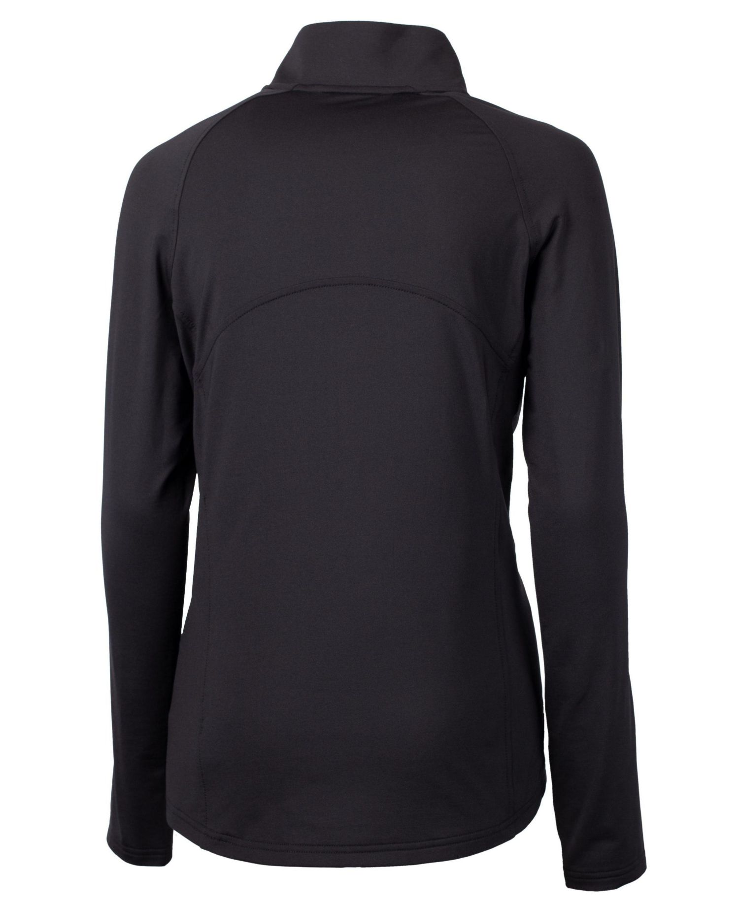 Women's Cutter and Buck Adapt Knit Stretch Half Zip Long Sleeve Pullover