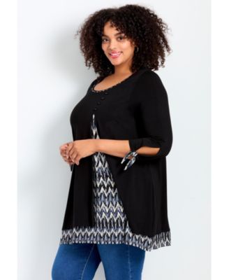 Women's Alena Print Tunic top