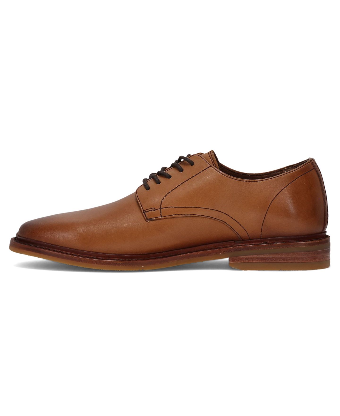 Мужские туфли Frye Paul Lace-Up Round-Toe Oxford, цвет: Седельно-коричневый — фото 4
