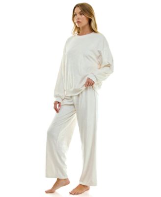 Women's Long Sleeve Crew Neck and Pant Set