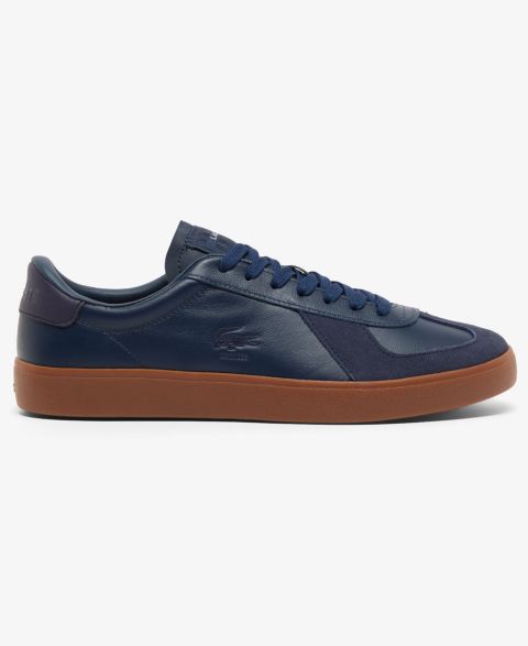 Мужские кроссовки Lacoste Lace-Up Round-Toe, цвет: Тёмно-синий