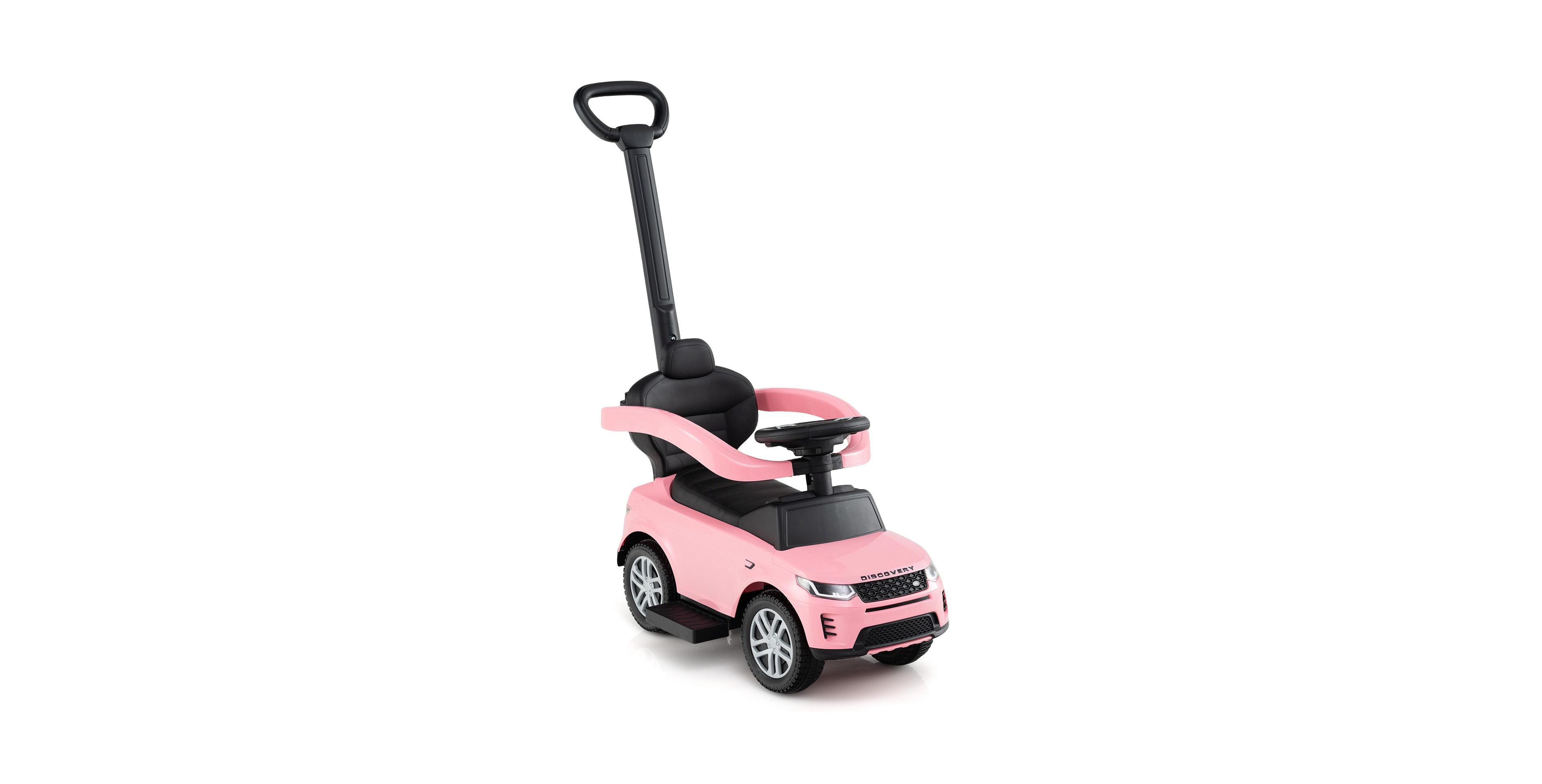 Sugift 3-in-1 Convertible Ride-On Car Licensed Land Rover Discovery