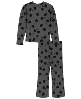 Girls' 4-6X Long-Sleeve Top and Pants, 2-Piece Set