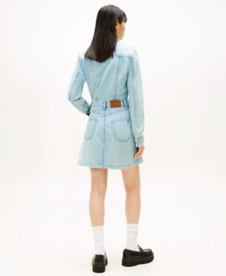 Women's Mini Trucker Denim Dress