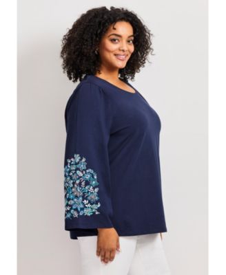 Women's Novelty Bell Sleeve Top