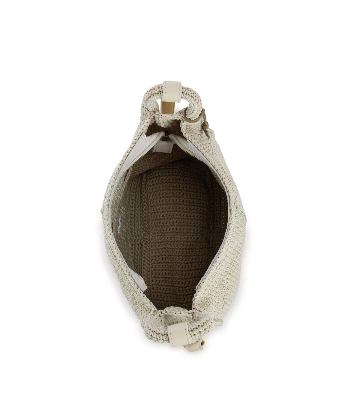 The Sak Los Feliz Crochet Small Crossbody Bag In Neutral