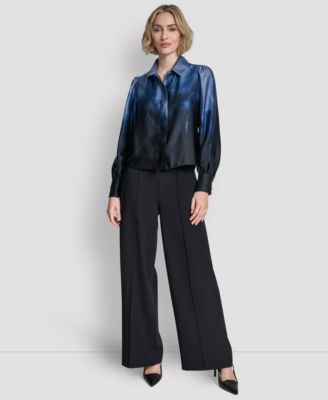 Women's Balloon-Sleeve Blouse