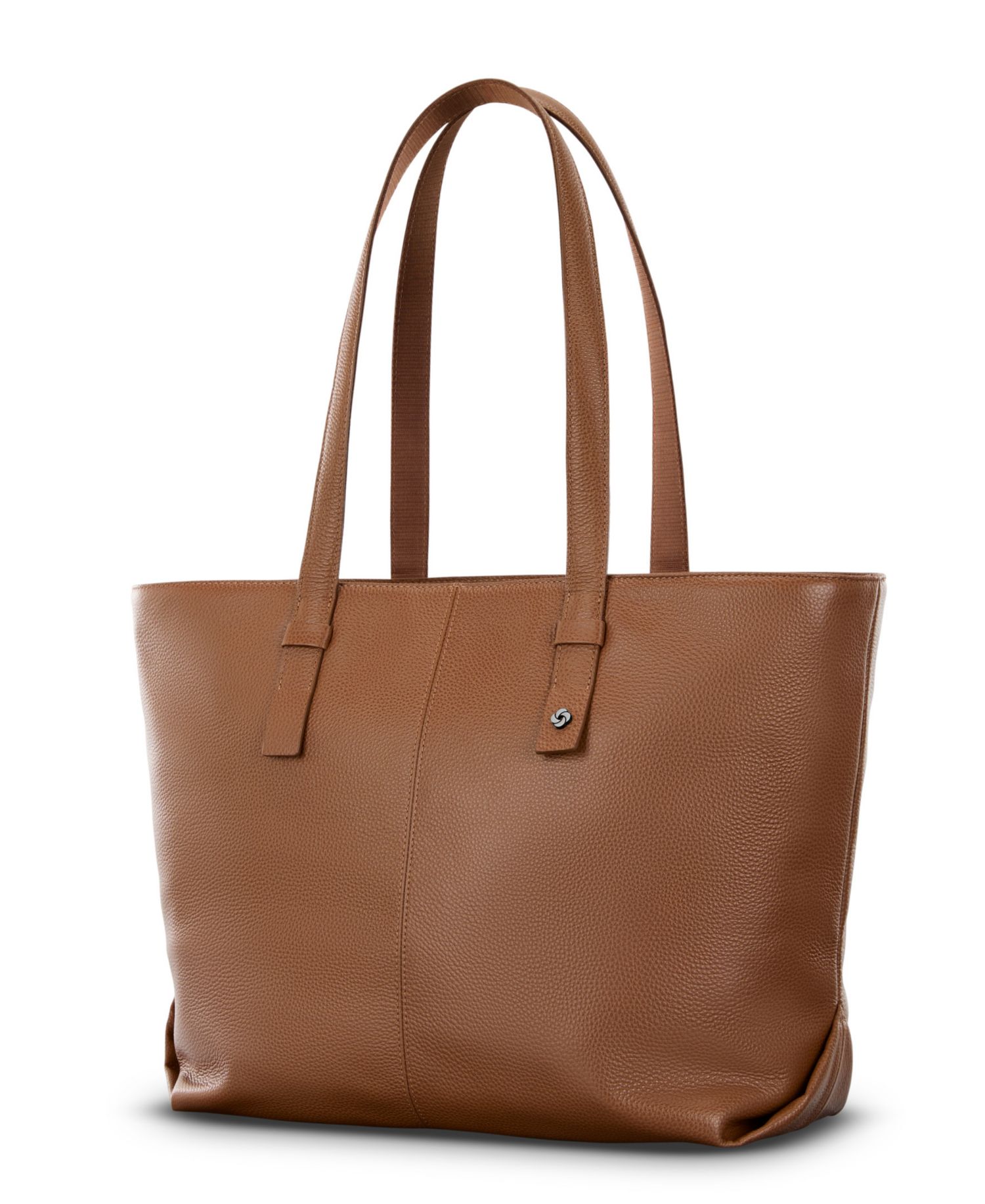 19" Mobile Solution 2 Leather Tote Bag