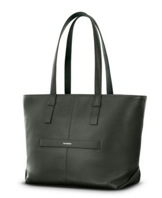 19" Mobile Solution 2 Leather Tote Bag