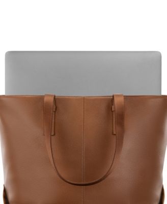 19" Mobile Solution 2 Leather Tote Bag