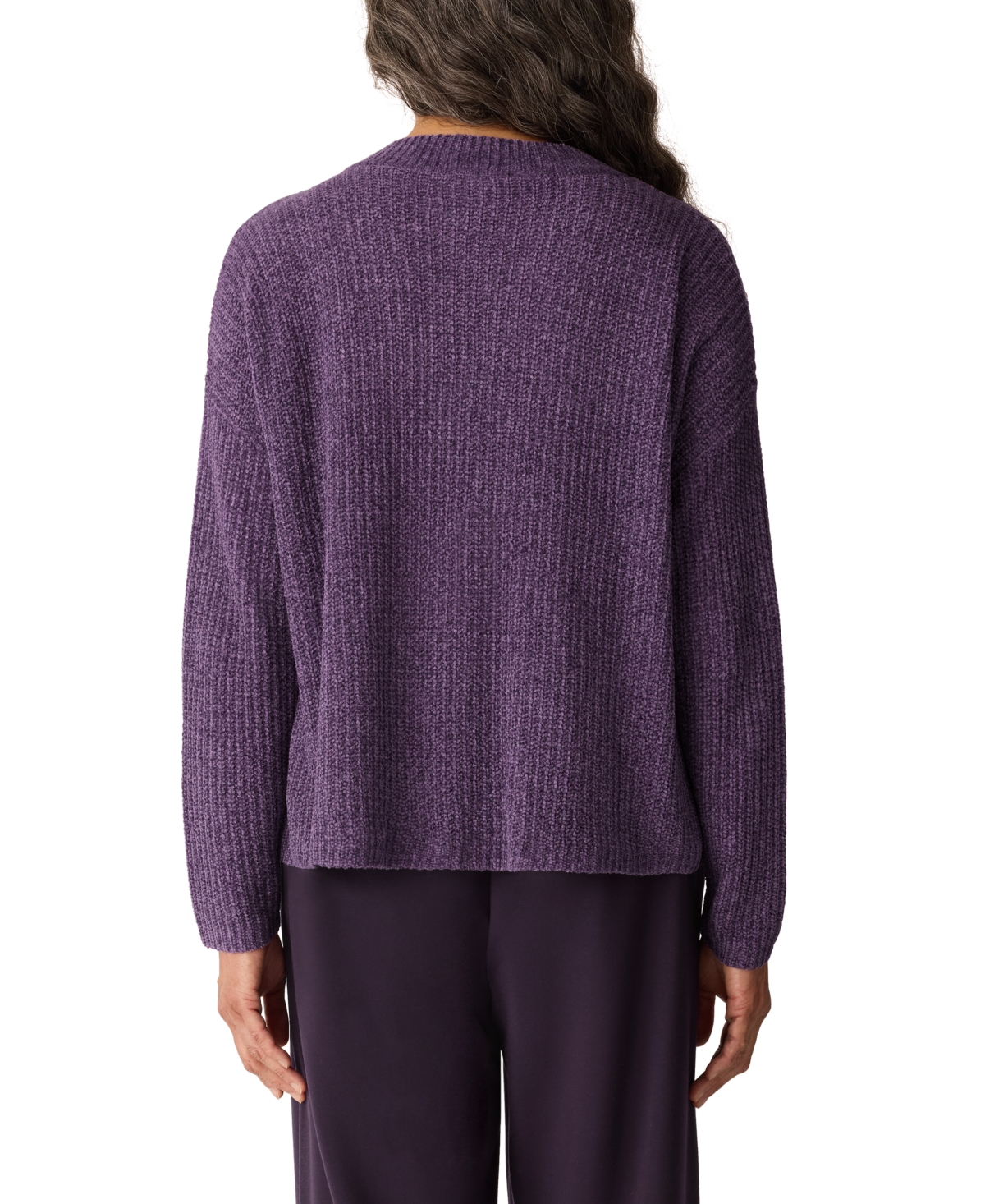 Eileen Fisher Women's V-Neck Long-Sleeve Sweater