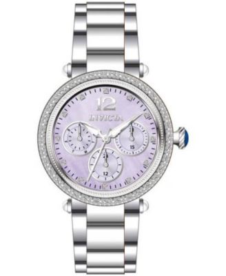 Women's 49814 Bolt Quartz VH63 Light Purple Dial Watch