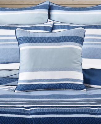 Carson Plush Stripe Decorative Pillow, 20" x 20"