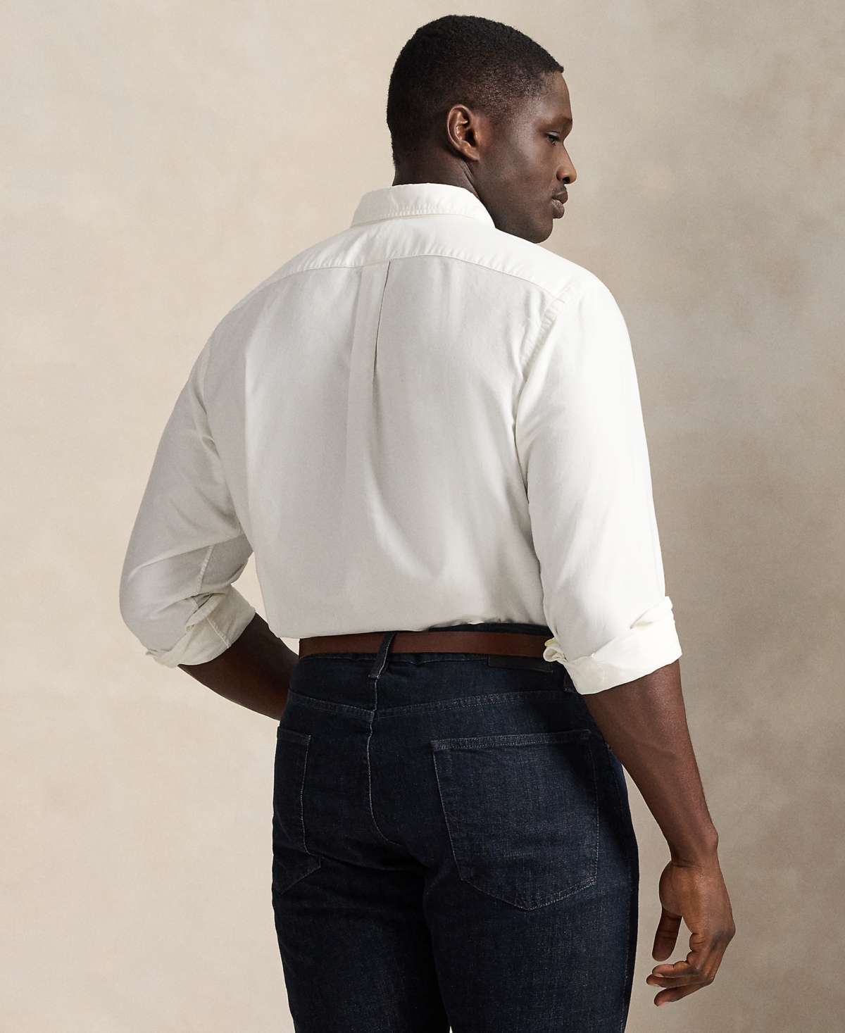 Polo Ralph Lauren Men's Big & Tall Classic Fit Long-Sleeve Oxford Shirt