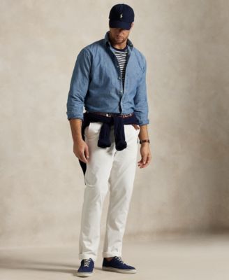 Men's Big & Tall Indigo Chambray Shirt