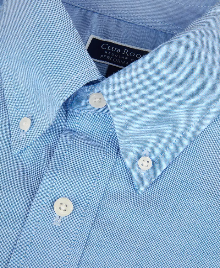 Men's Button-Down Oxford Solid Dress Shirt - thumbnail 7