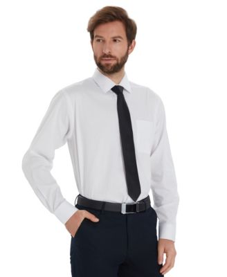 Men's Pinpoint Solid Dress Shirt, Macy's Exclusive