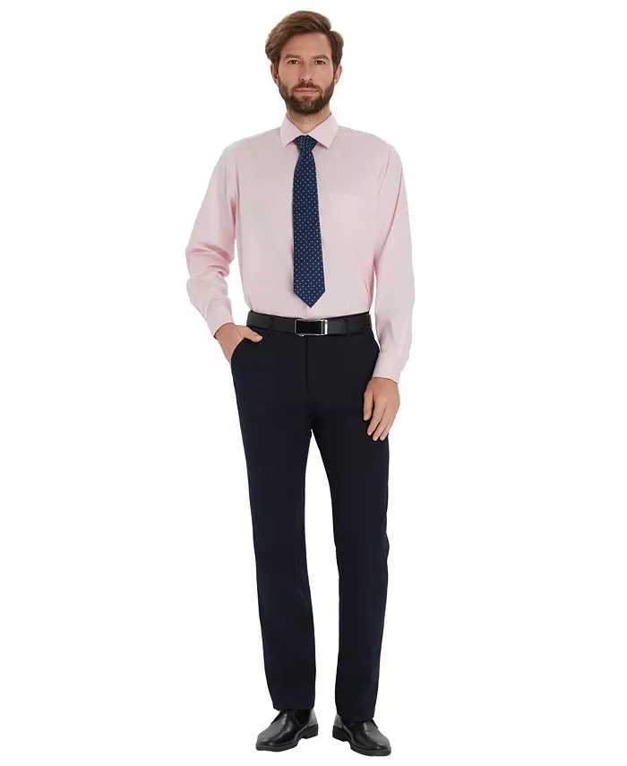 Men's Pinpoint Solid Dress Shirt - thumbnail 3