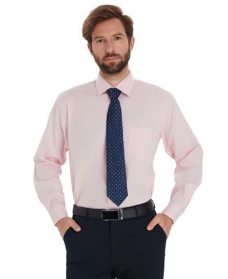 Men's Pinpoint Solid Dress Shirt