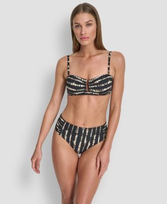 Women's Shirred U-Wire Bandeau Bikini Top