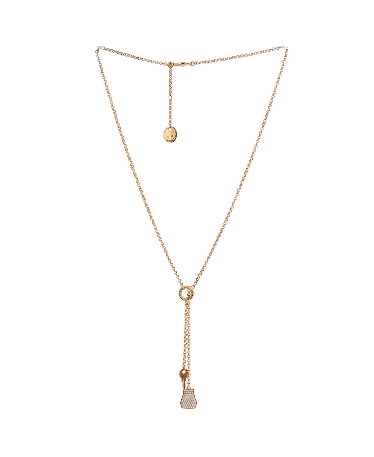 Pre-Owned Hermes Kelly Clochette Pendant Necklace