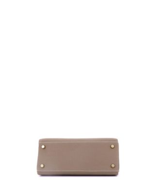 Kelly 25 Handbag Grey Togo with Gold Hardware