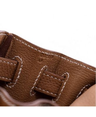 28 Handbag Brown Togo with Gold Hardware