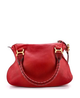 Medium Marcie Satchel Leather