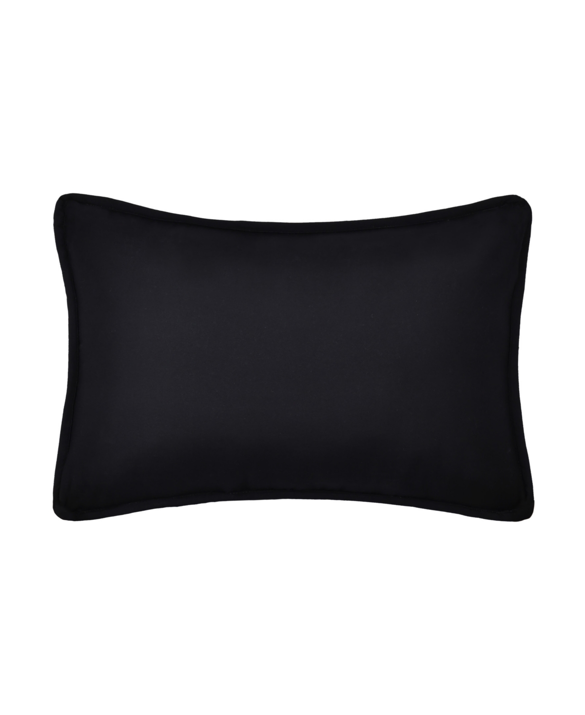 Royal Court Dalton Boudoir Decorative Pillow, 13" X 19" In Black