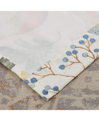 Willow 2 Panel And 2 Tie Back with 3" Rod Pocket Window Curtain - 42x84"