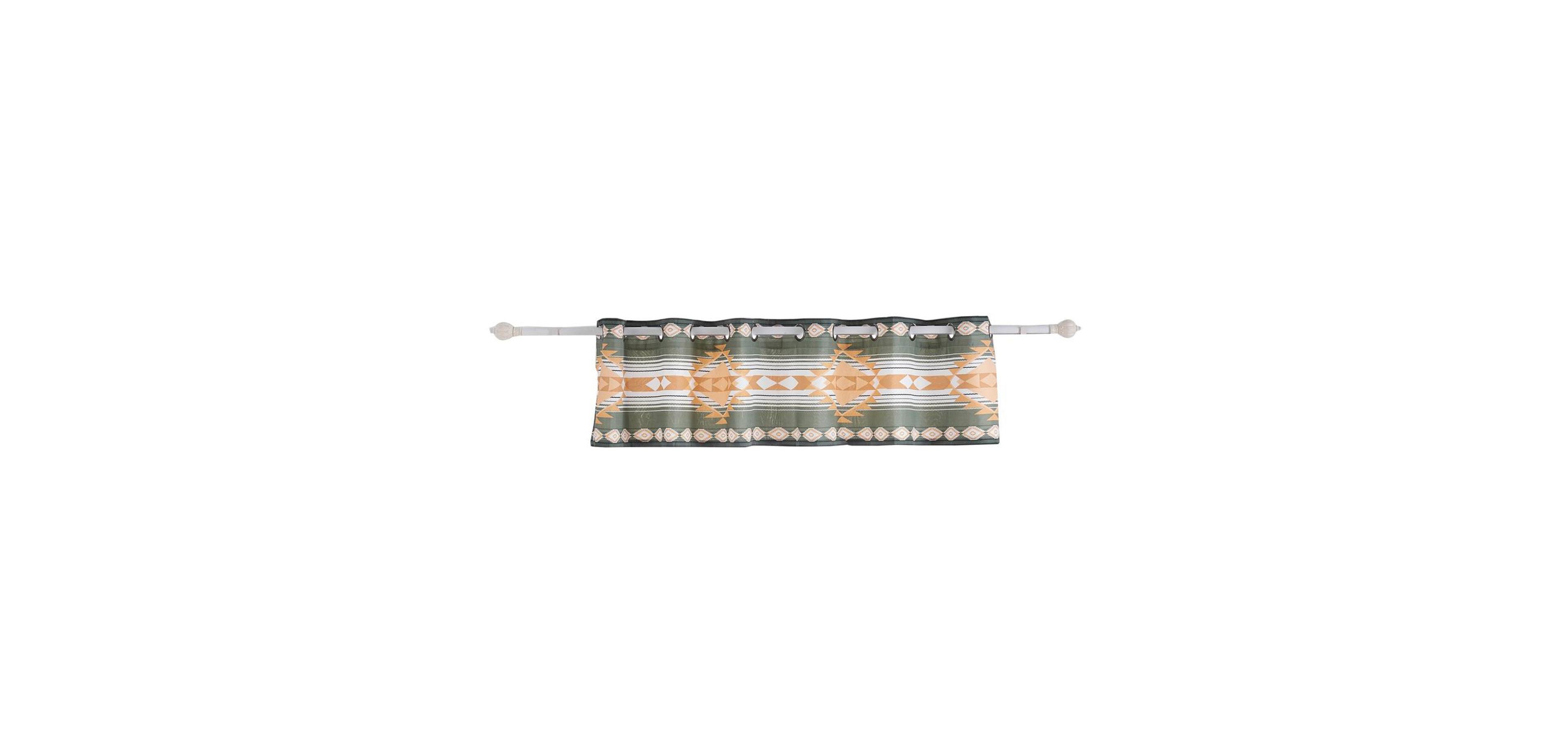 Greenland Home Fashions Zuma Window Valance - 84x16", Cactus